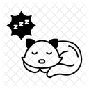 Ruhende Katze Symbol