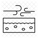 Ruhige Haut  Symbol