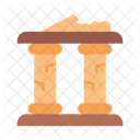 Ruined House Blow Icon