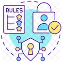 Rule-based access control  Icon