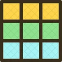 Rule Of Thirds Grid Icon
