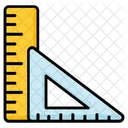 Ruler Triangular Scale Icon