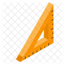 Triangular Ruler Measurement Icon