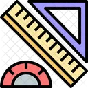 Ruler Geometry Tool Scale Icon