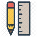 Ruler Drawing Design Icon