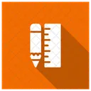 Ruler Drawing Design Icon