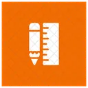 Ruler Drawing Design Icon
