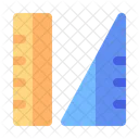 Ruler Measure Stationery Icon