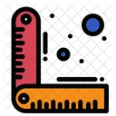 Ruler Scale Design Icon