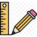 Ruler Measure Pencil Icon