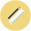 Ruler Pencil Drafting Icon
