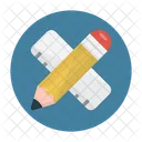 Ruler and Pencil  Icon