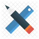 Ruler Pencil Edit Icon