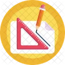 Ruler and pencil  Icon