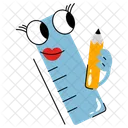 Ruler And Pencil Ruler Tool Icon