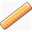 Yellow Ruler Education Icon