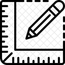 Ruler Measuring Dimensions Icon