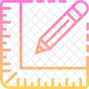 Ruler Measuring Dimensions Icon