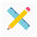 Ruler Pencil Pen Icon