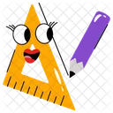 Ruler Tool Pencil Icon