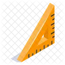 Triangular Ruler Measurement Icon