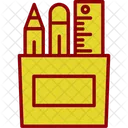 Ruler Pencil Stationery Icon