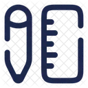 Ruler Pen Design Pen Icon