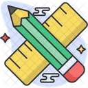 Ruler Pencil  Icon