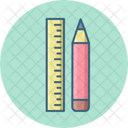 Ruler Pencil  Icon
