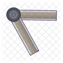 Ruler Triangle Ruler Arc Icon