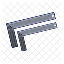 Ruler Triangle Ruler Arc Icon