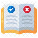 Rules Book Booklet Handbook Icon