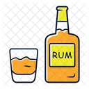 Rum Bottle Old Icon