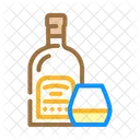 Rum Glass Bottle Icon