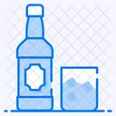 Rum Champanhe Alcool Ícone