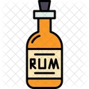 Rum Bebida Garrafa Ícone