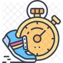 Run Running Clock Icon