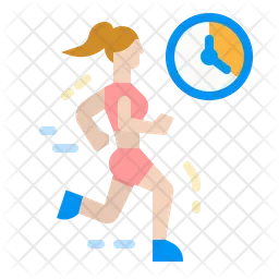 Running woman  Icon