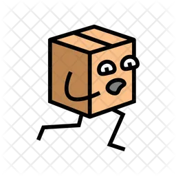 Run Cardboard  Icon