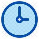Runde Uhr  Symbol