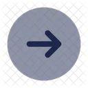 Runder Pfeil rechts  Symbol