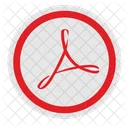 Rund Adobe Acrobat Symbol