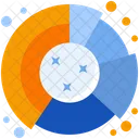 Runddiagramm Datendarstellung Organigramm Symbol