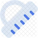 Runder Lineal Messung Werkzeug Symbol