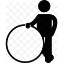 Rundes Schild Banner Schild Symbol