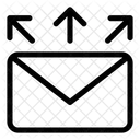 Broadcast Mail Massenmailing An Viele Senden Symbol