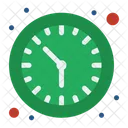 Runde Uhr  Symbol