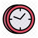 Runde Uhr  Symbol