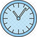 Runde Uhr  Symbol