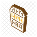 Runestone Stone Isometric Icon